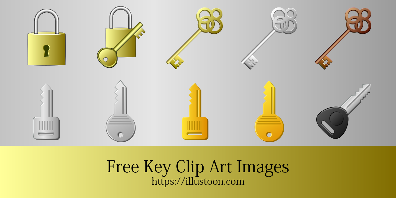 Free Key Clip Art Images