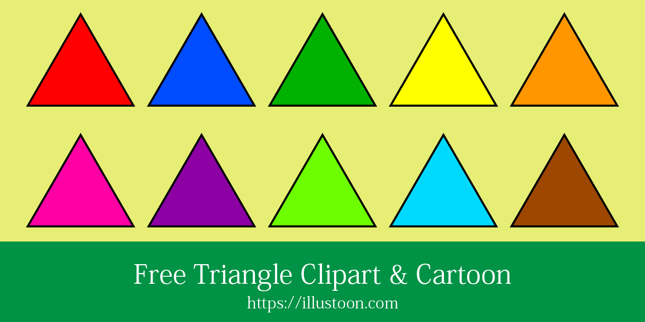Free Triangle Clipart & Cartoon