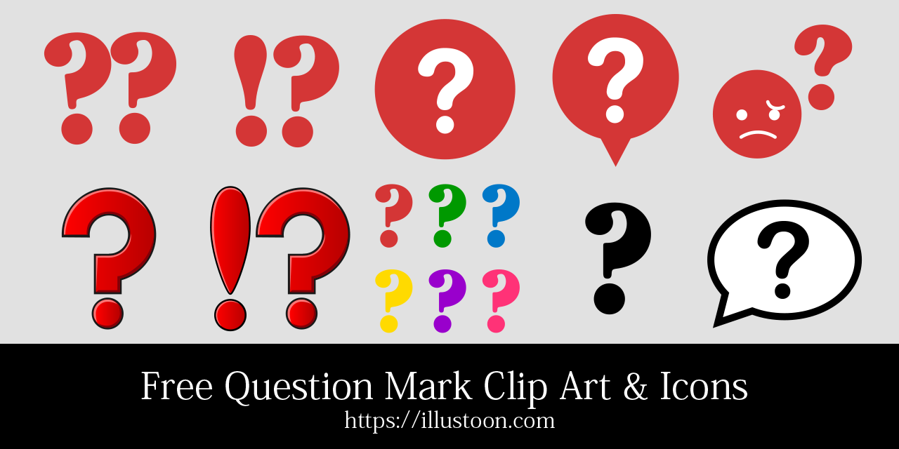 Free Question Mark Clipart & Icons