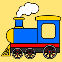Train Clipart and Cartoon