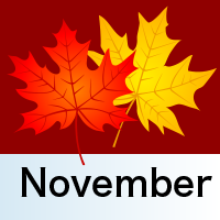 November Clipart & Catoon