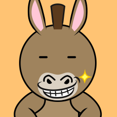 Donkey Cartoon Clipart