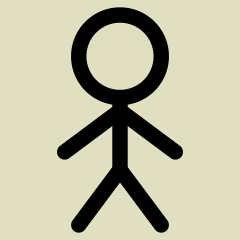 Stick Man Figure