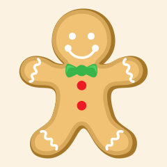 Gingerbread Man Clipart