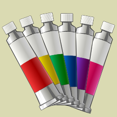 Paints Clipart