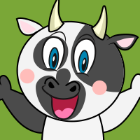 Cow Cartoon Clipart