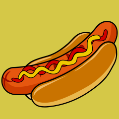 Hot Dog Clipart