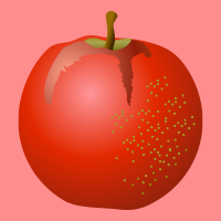 Manzana Dibujos Animados