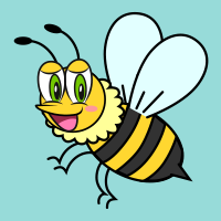 Abeja Dibujos Animados