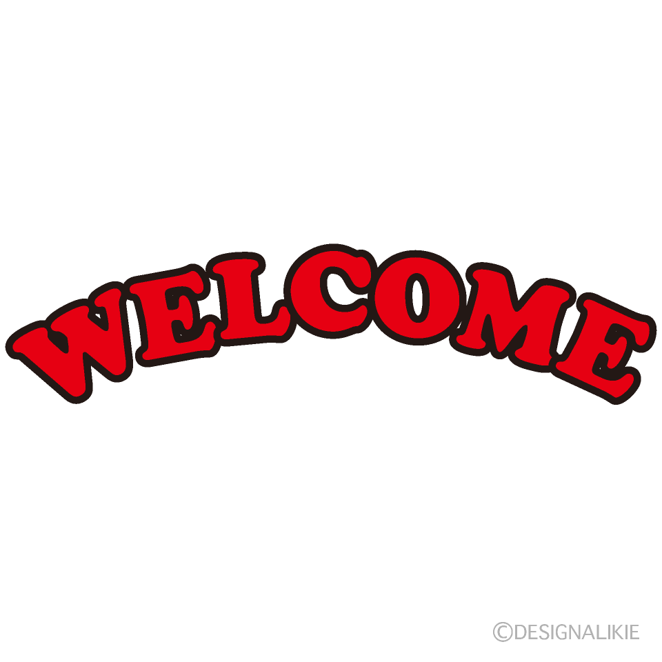 Red WELCOME