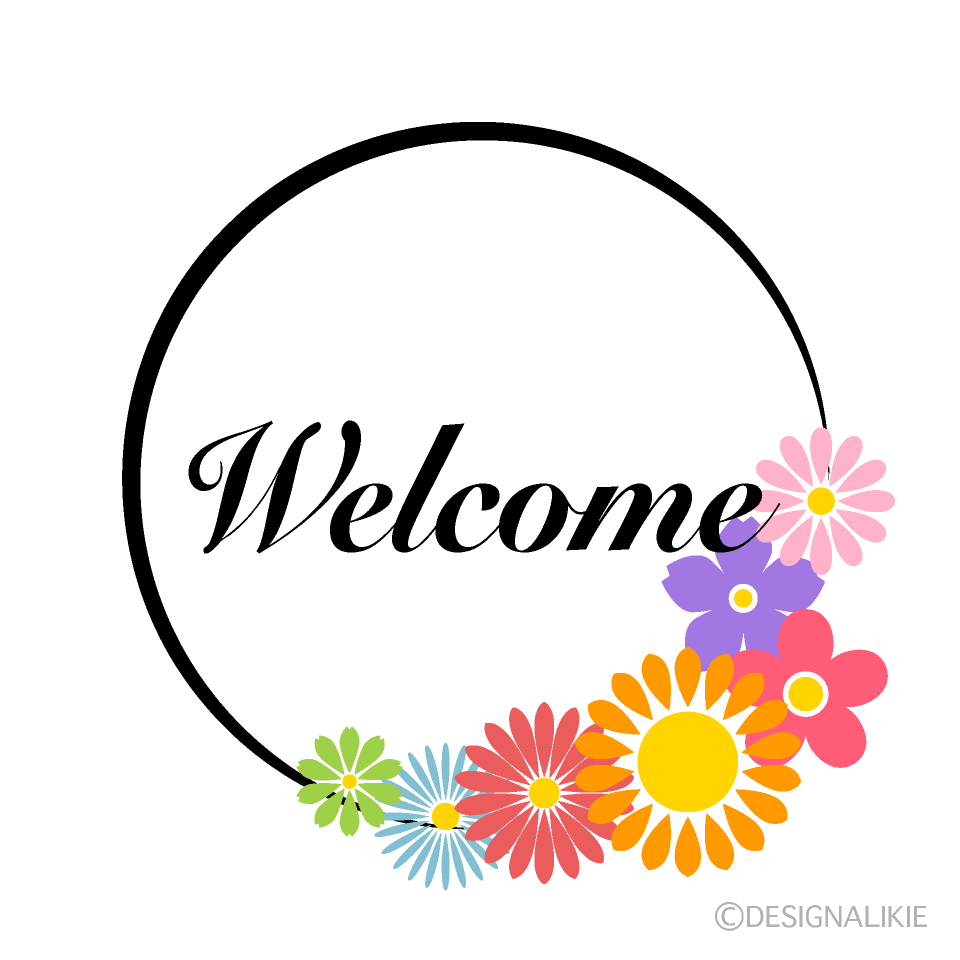 Flowers Welcome Circle