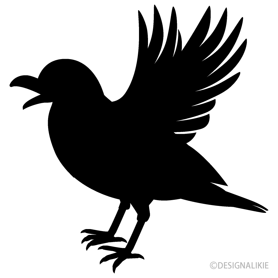 Flapping Crow