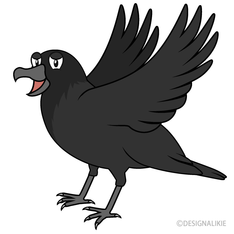 Flapping Crow