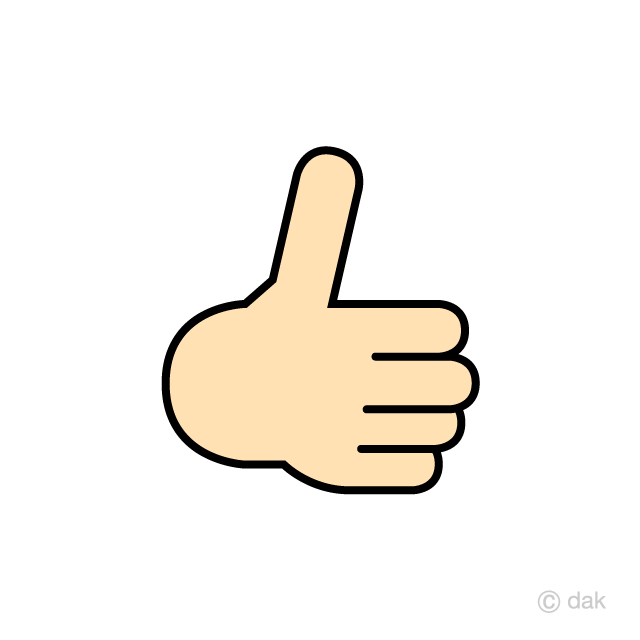 Thumbs up Hand Sign