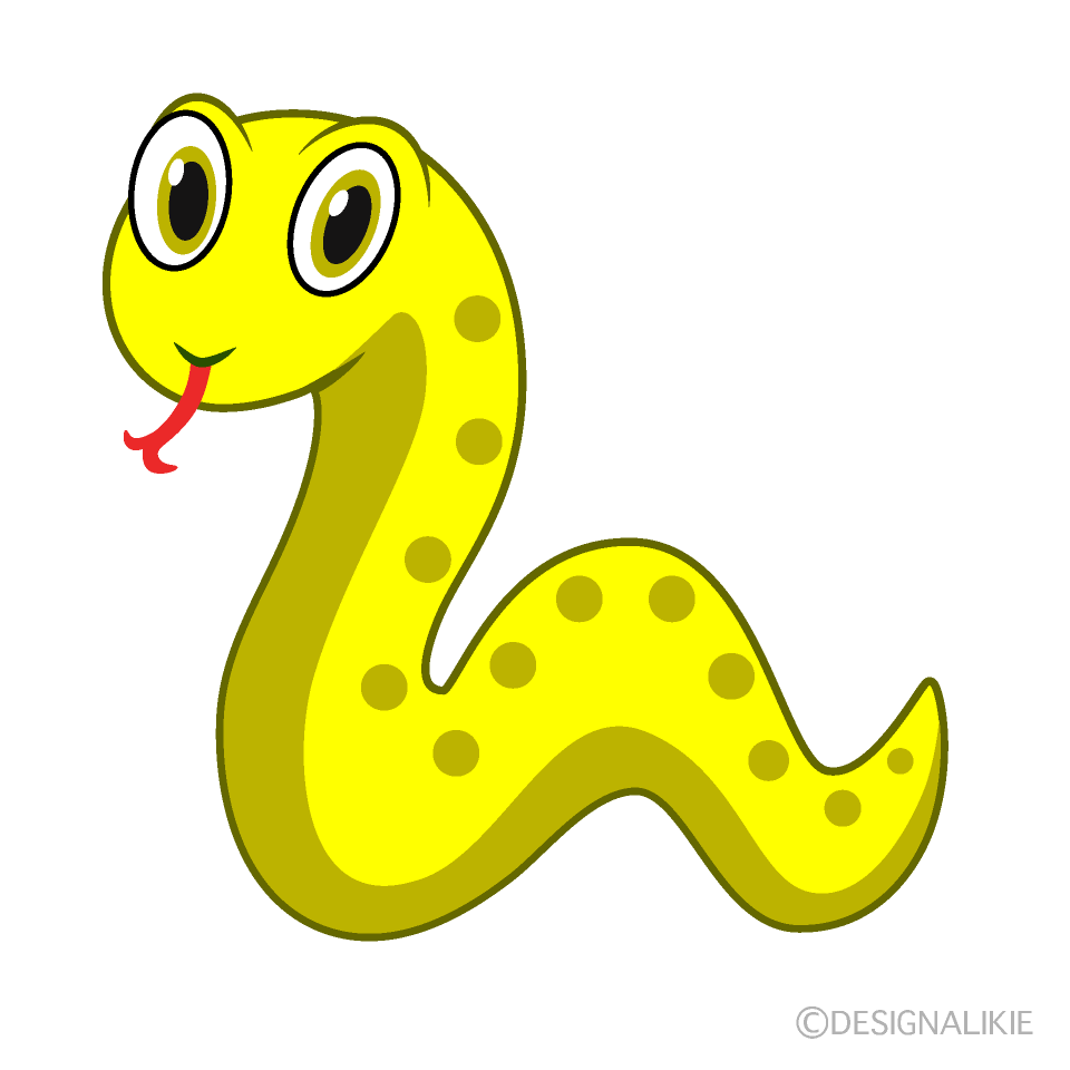 Cute Yellow Snake