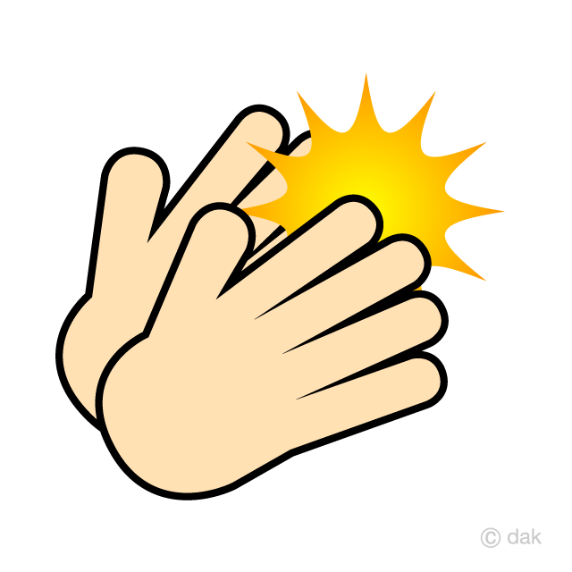 Signo de aplauso de mano