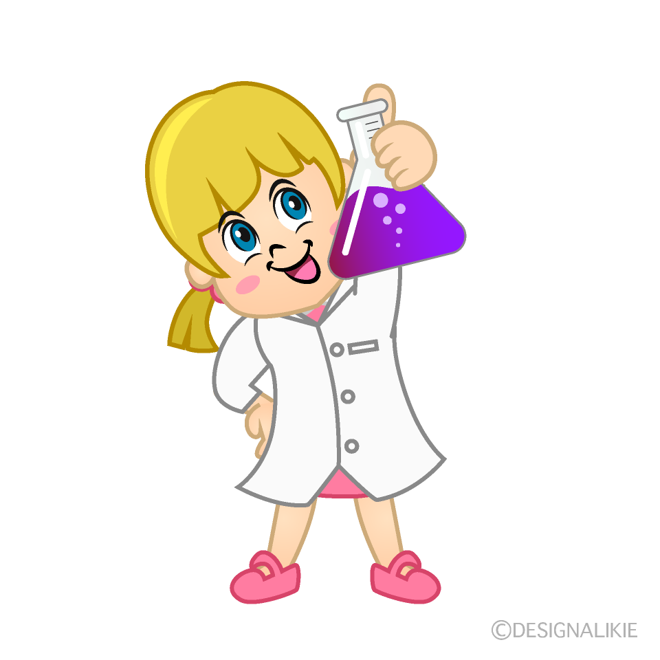 Científica Niña Preocupada