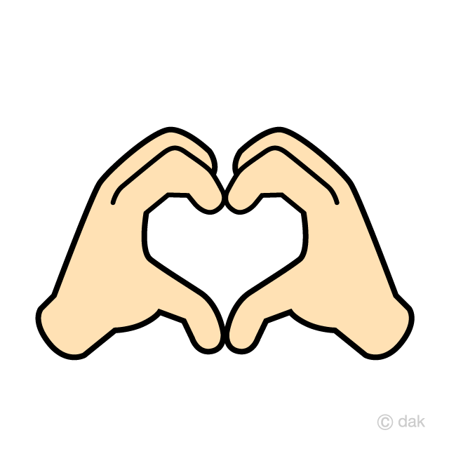 Love heart hands Sign