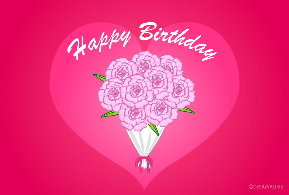 Pink rose bouquet Happy birthday