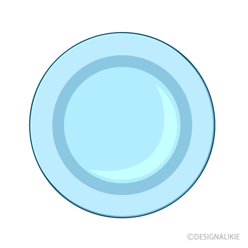 Light Blue Plate Top