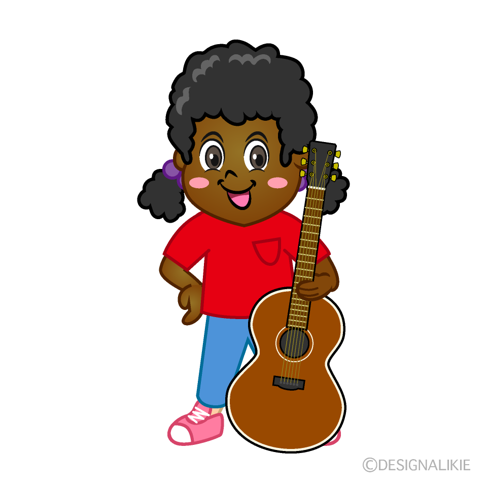 Niña con Guitarra