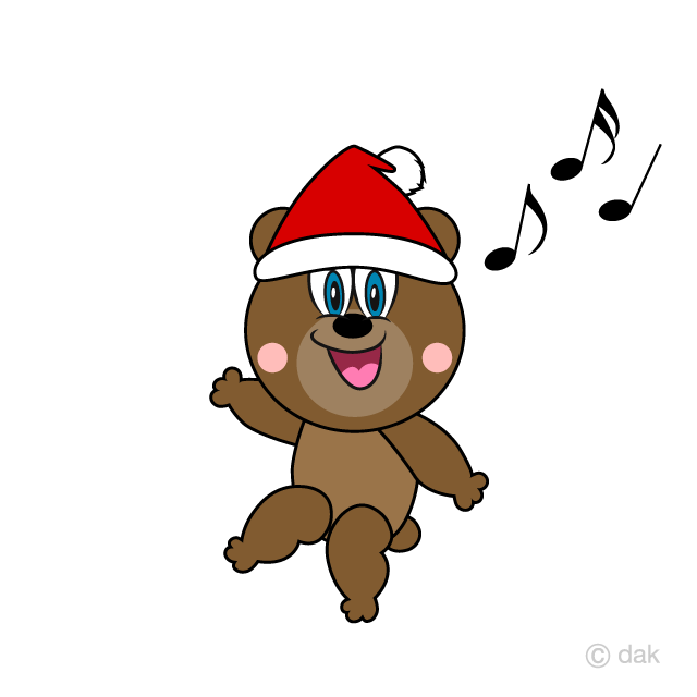 Oso con gorro de Papá Noel