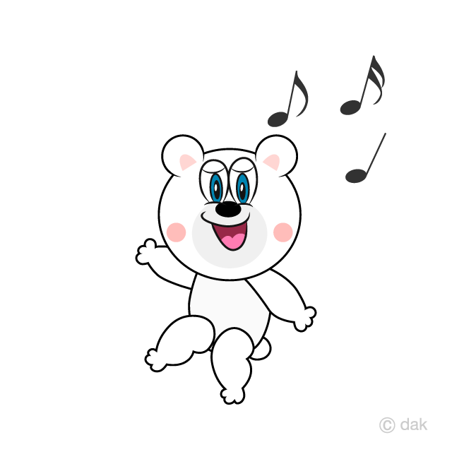 Oso polar bailando