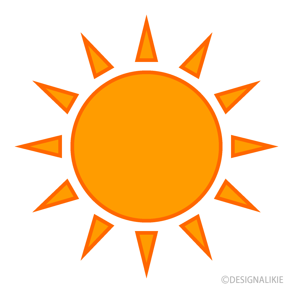 Sol Naranja Brillante