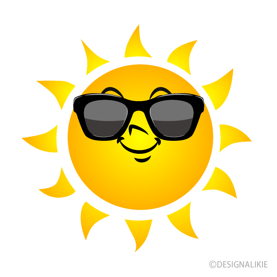 Sun with Sunglasses