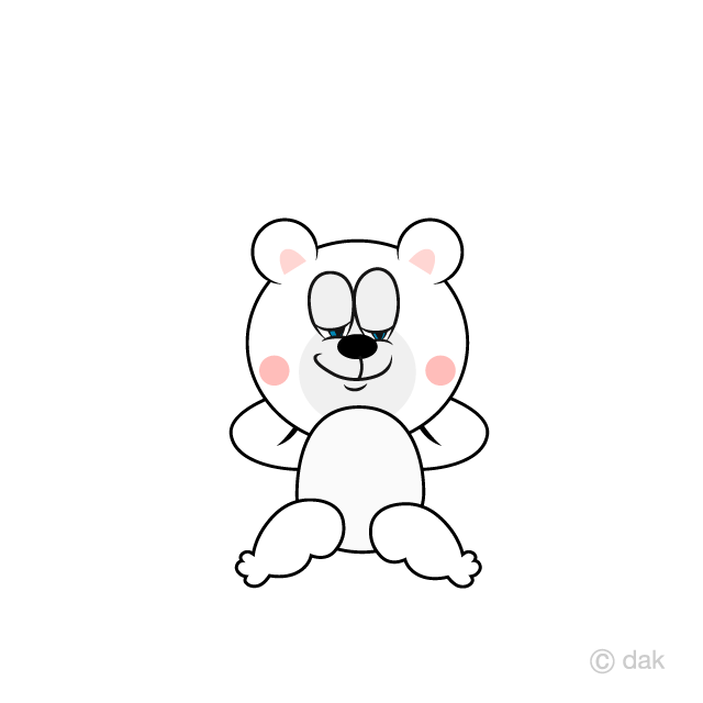 Oso polar dormido