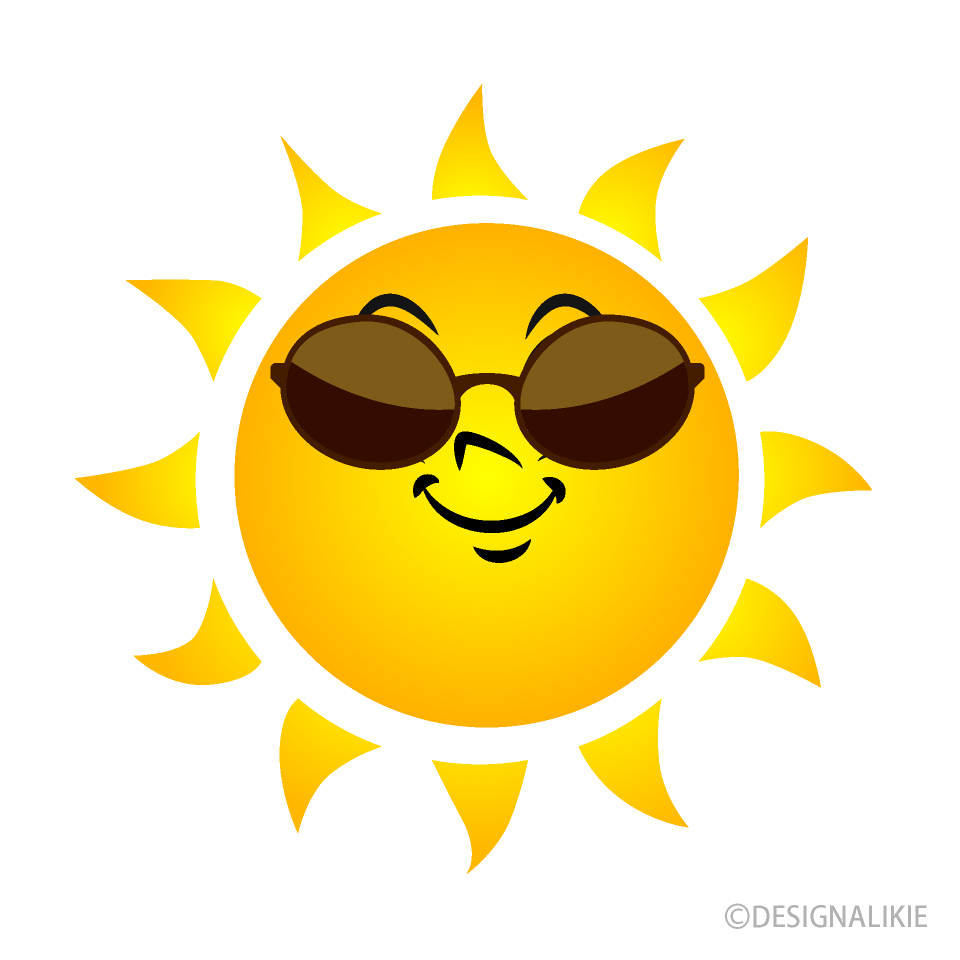 Sun with Cool Sunglasses