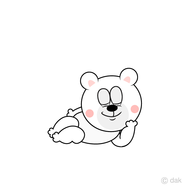 Oso polar durmiendo