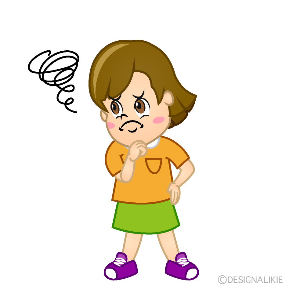 Niña Preocupada