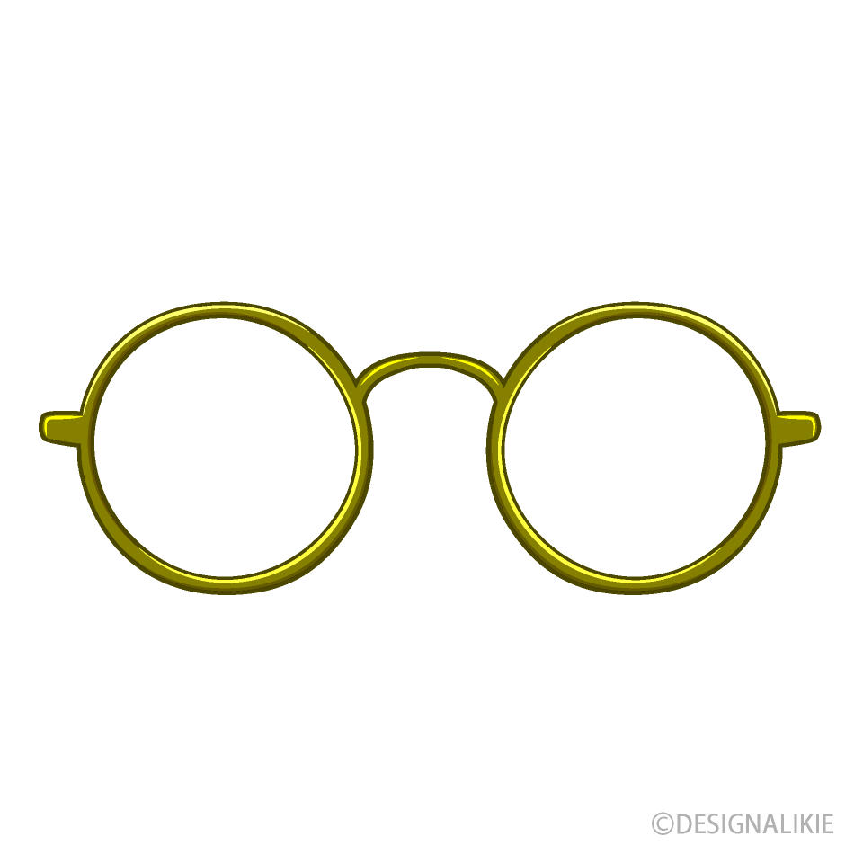 Gold Round Glasses