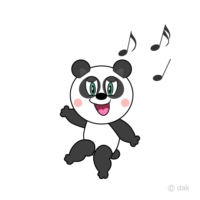 Panda cantando