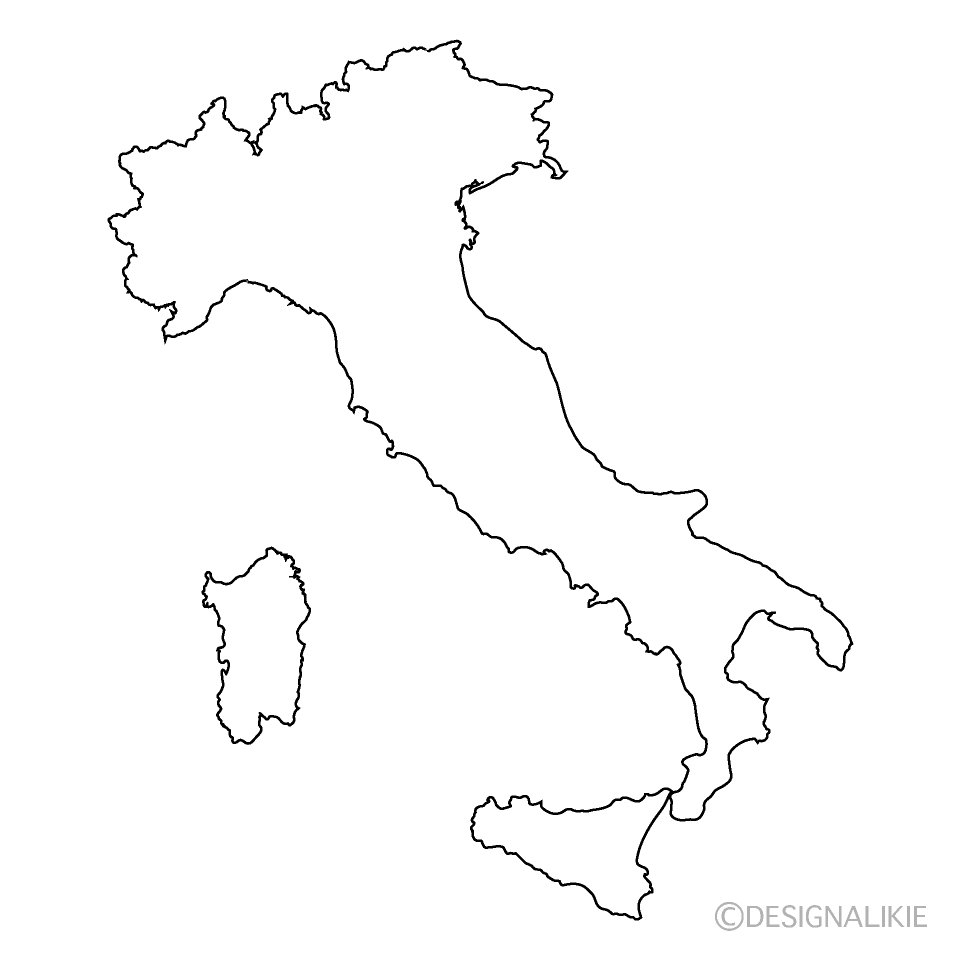 Mapa de Italia