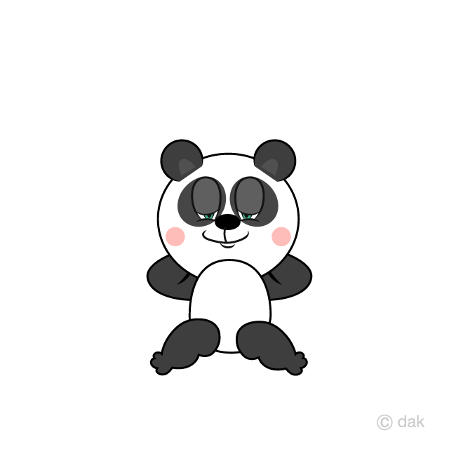 Panda dormido