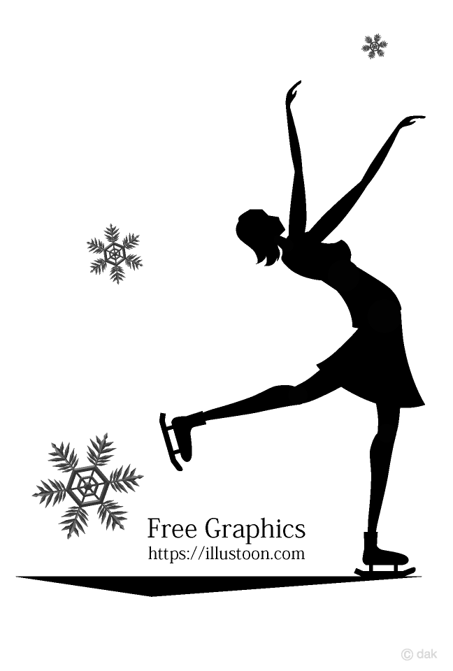 Figure Skating Women Graphics Card