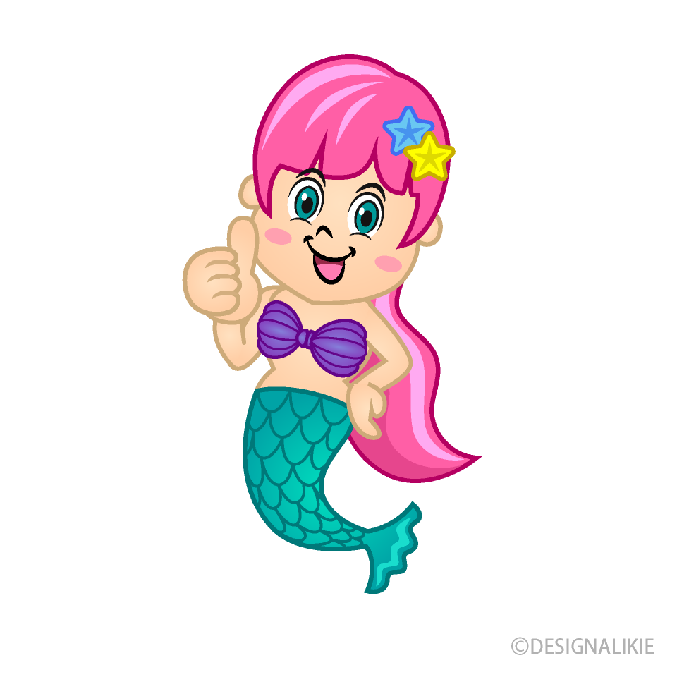 Sirena con Pulgar Arriba