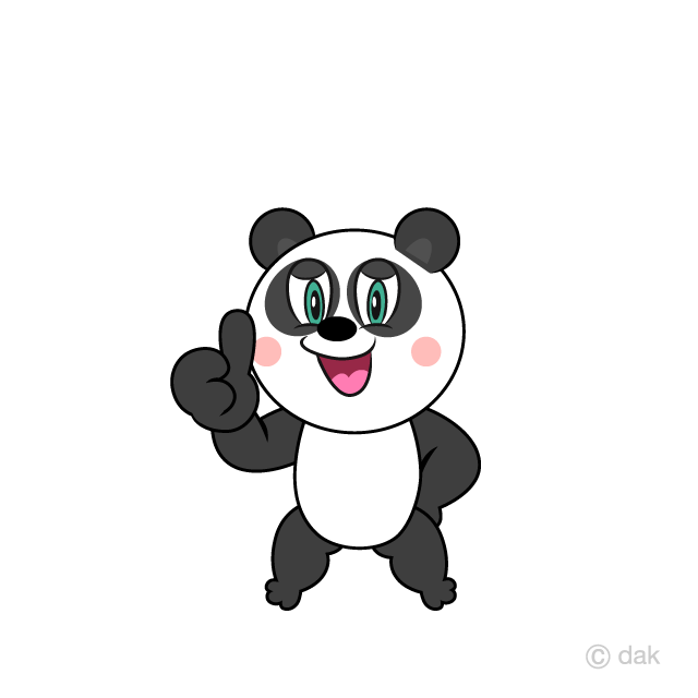 Thumbs up Panda