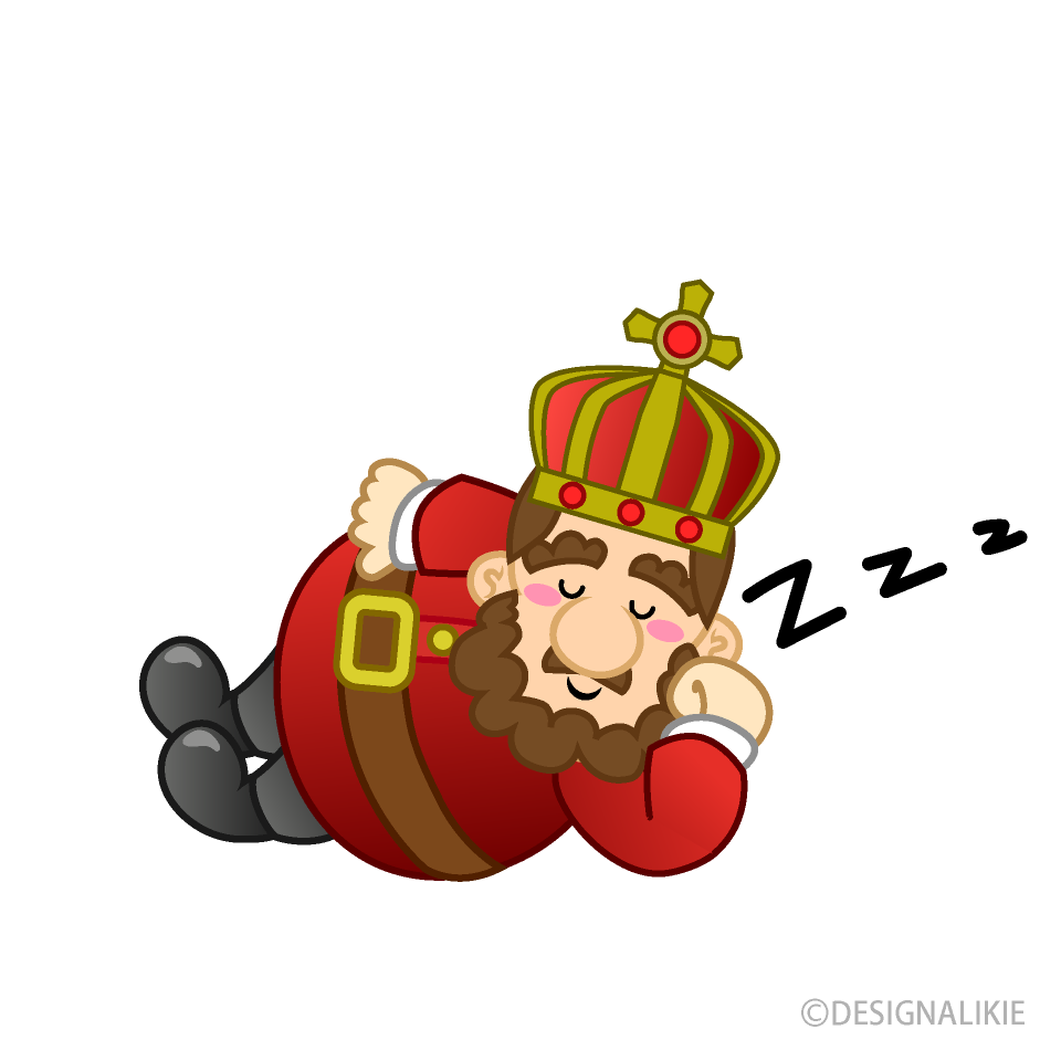 Rey Gordo Durmiendo