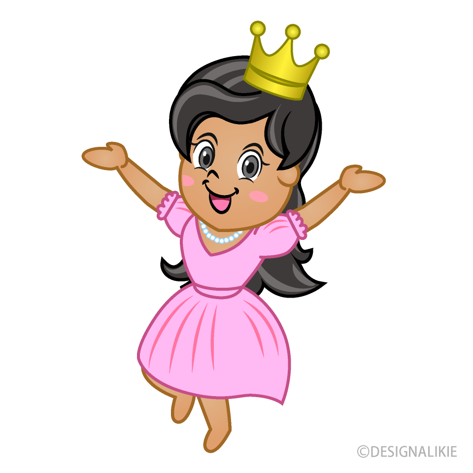 Princesa Asiática Feliz