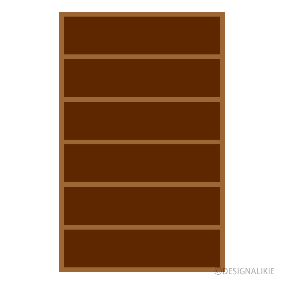 Estantería de Libros Vacía