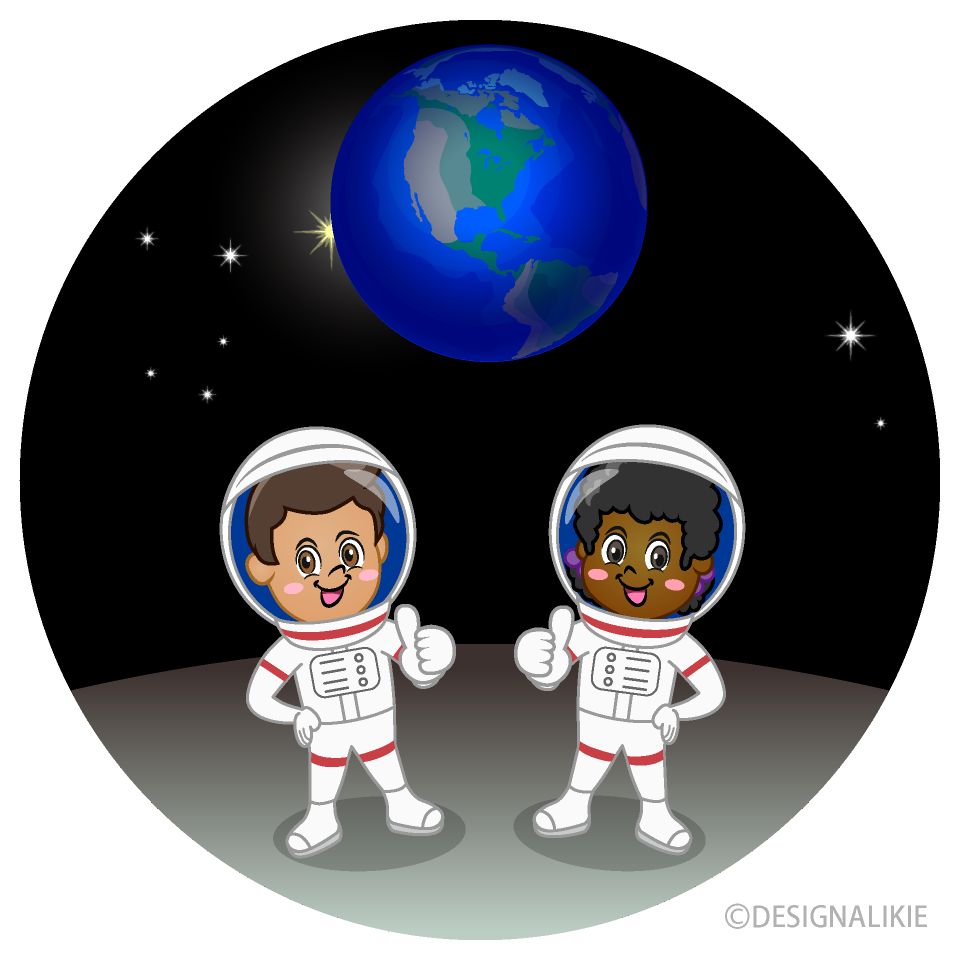 Astronautas en la Luna