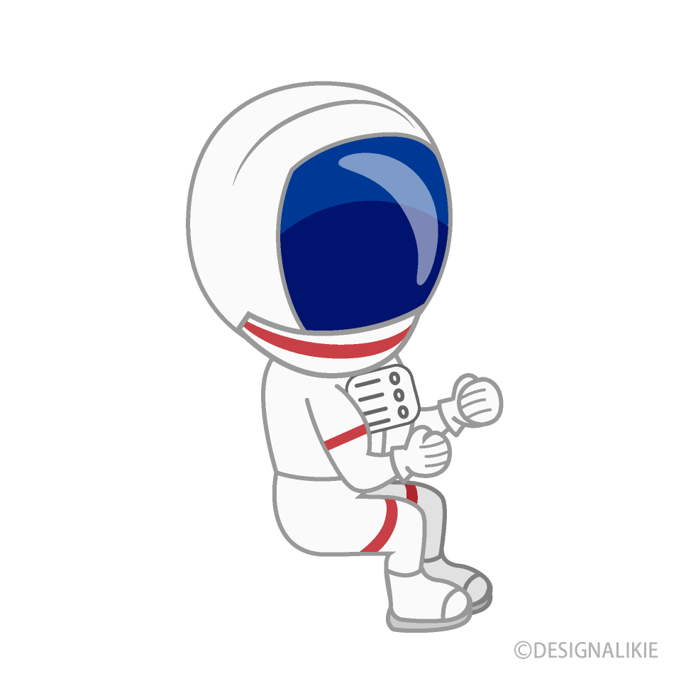 Sitting Astronaut