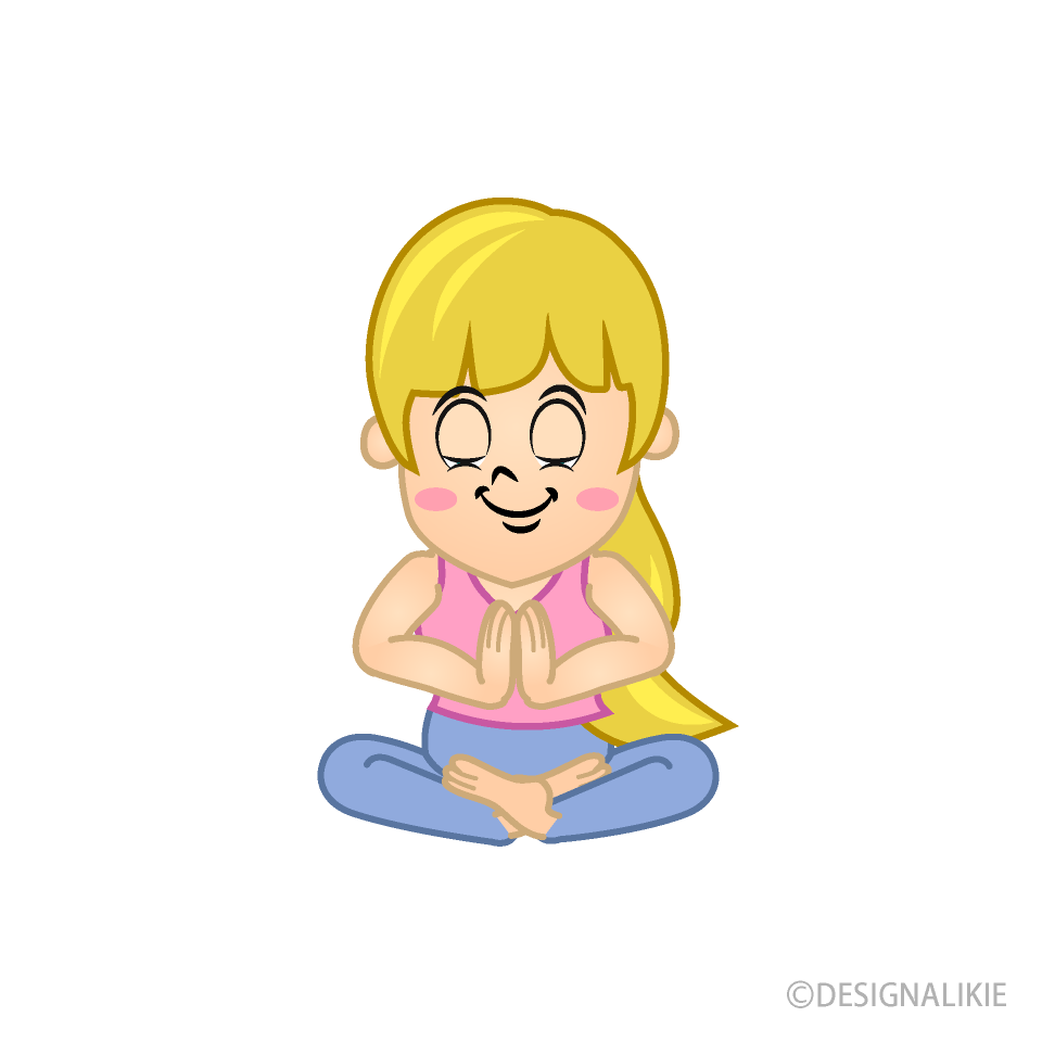 Pose de Yoga Orando