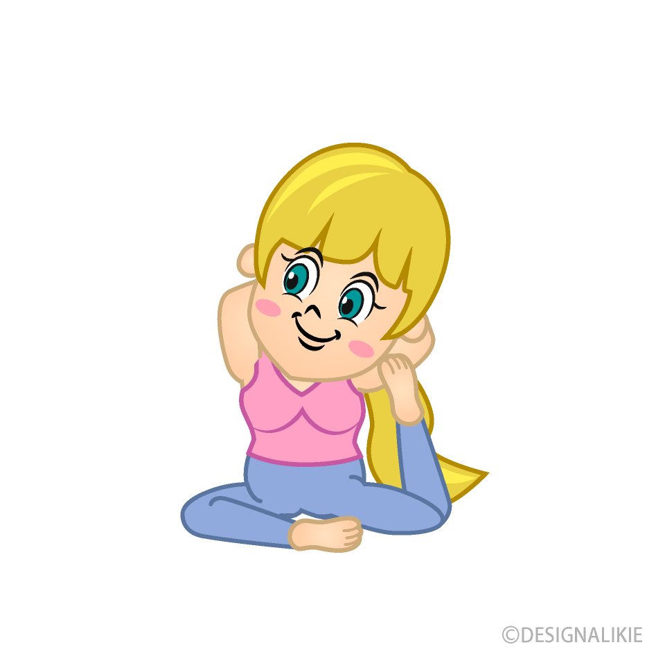 Pose de Yoga Estirando