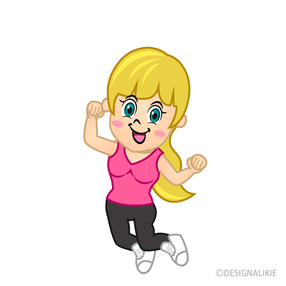 Mujer Haciendo Ejercicio Saltando