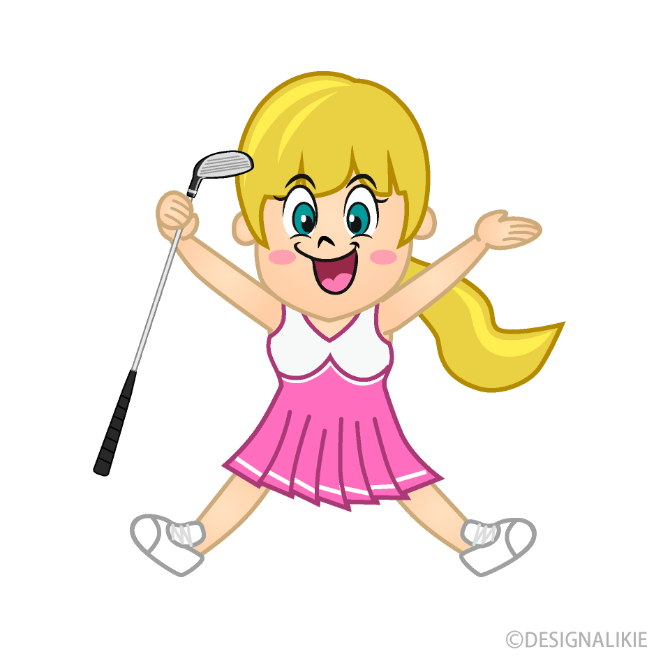 Chica Golfista Asombrosa