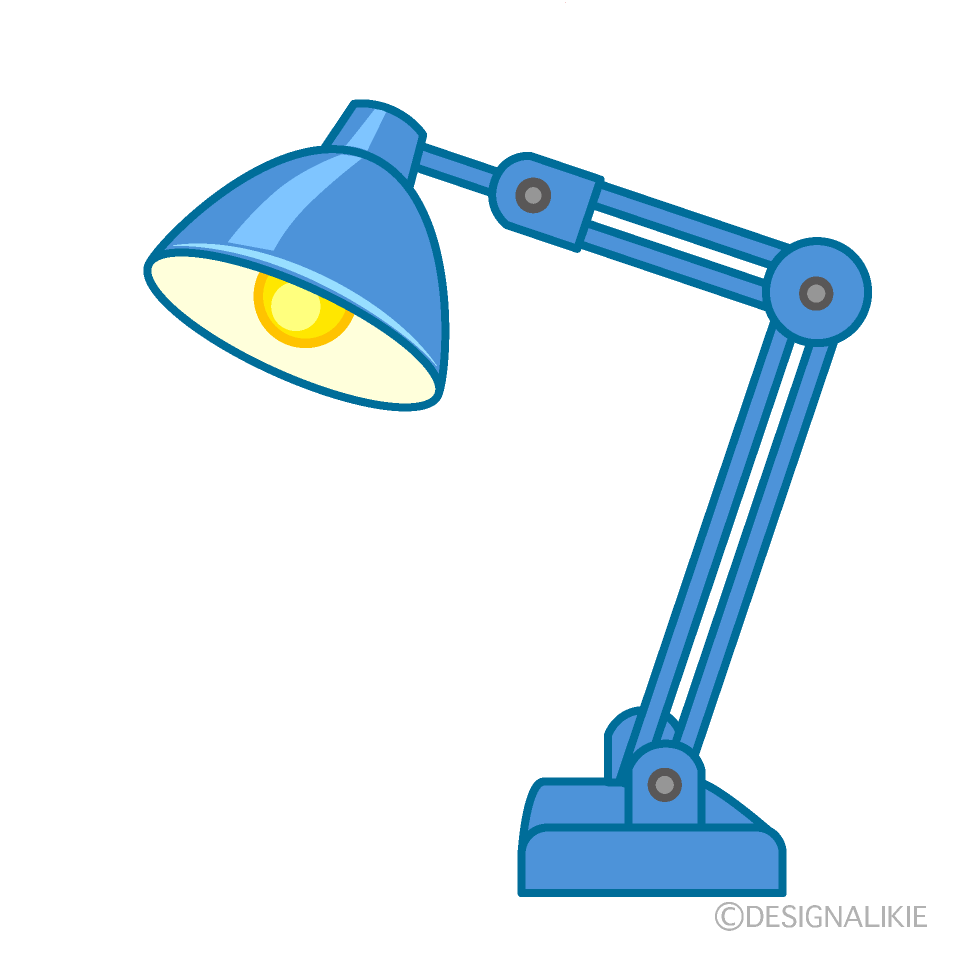 Blue Desk Lamp